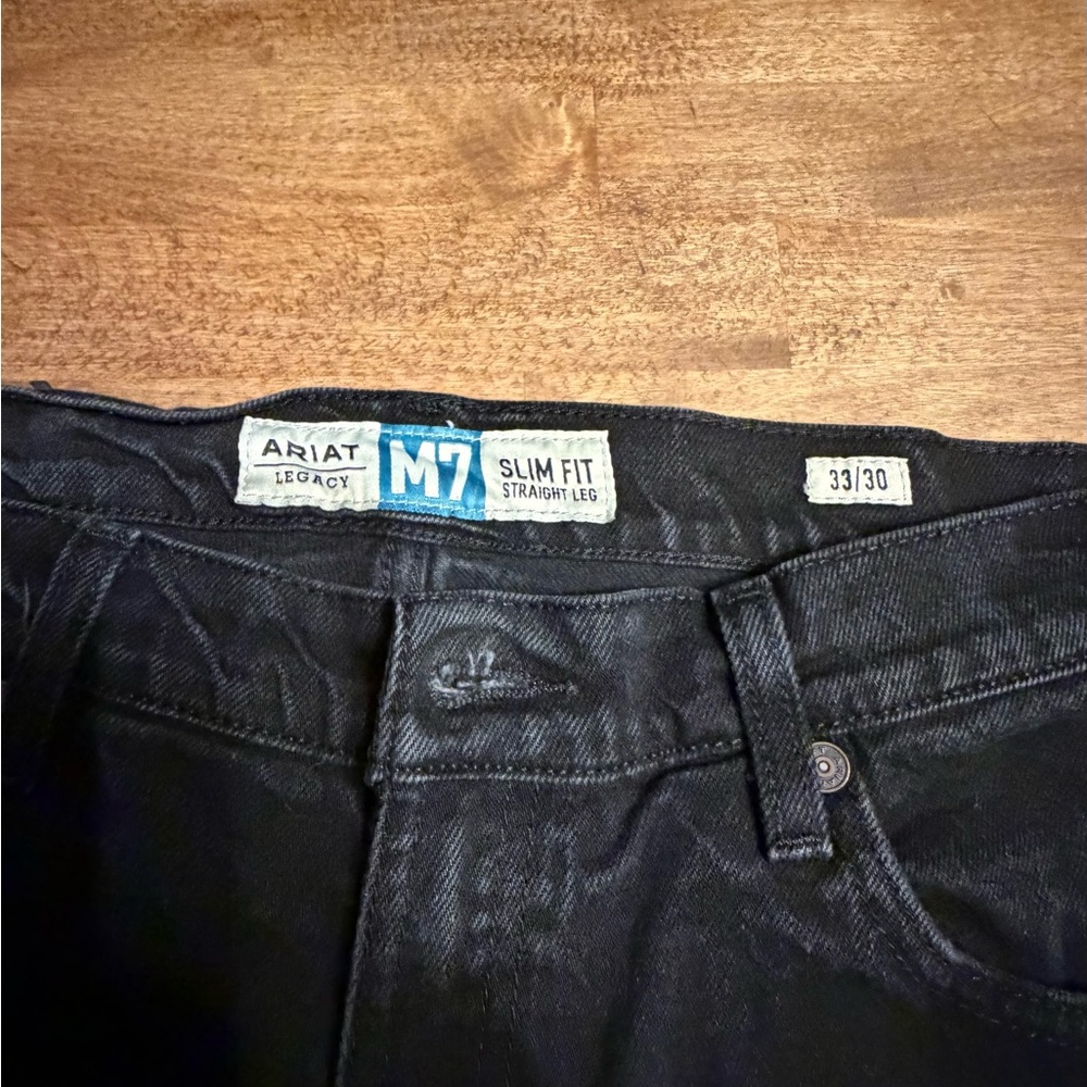 Ariat Men's Dark Slim Straight Jeans